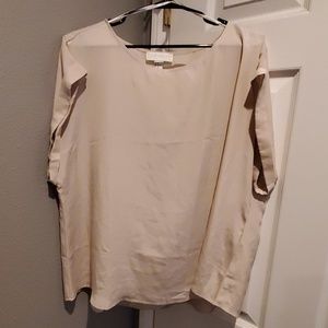 Forever 21 tan blouse
